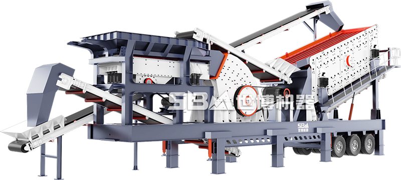 移动重锤破石子碎石机