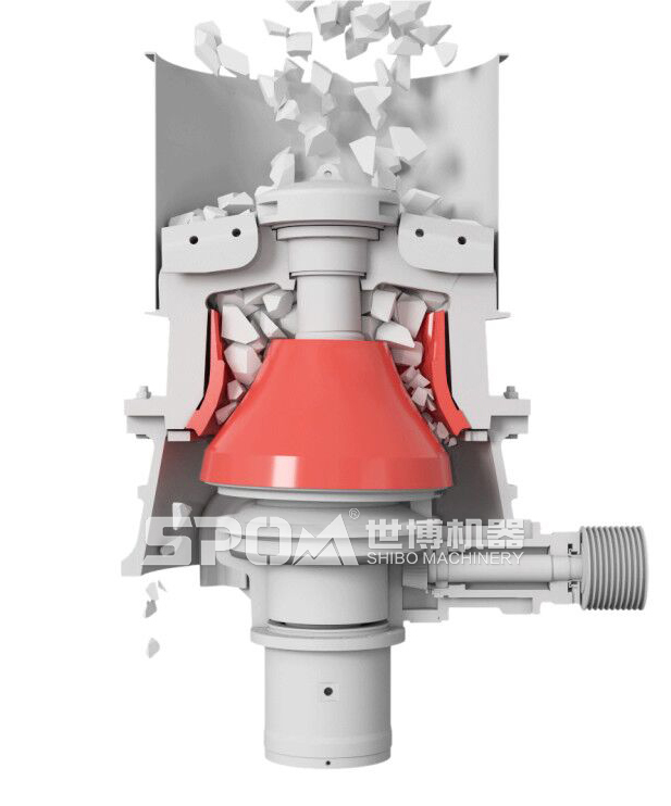单缸圆锥破结构简图